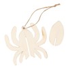 Fun Express DIY Unfinished Wood Slotted Spider Ornaments - 12