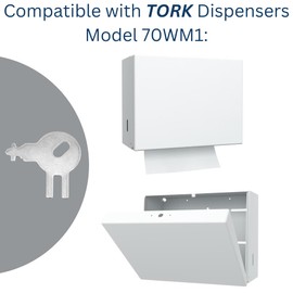 Dispenser Key Replacement for Tork Paper Towel Dispensers - Compatible with Tork Models 70WM1, 83TR, & 87T - Also Used with Some Von Drehle, Palmer and Cintas Dispensers (6 Pack)