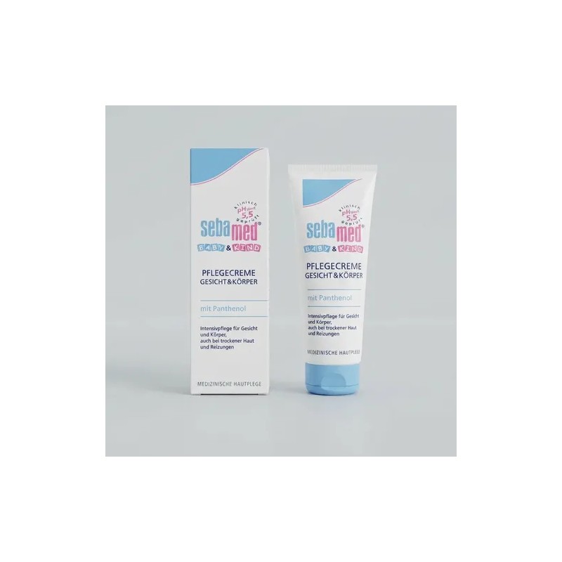 Crema Sebamed Baby & Kind Para Rostro Y Cuerpo 75