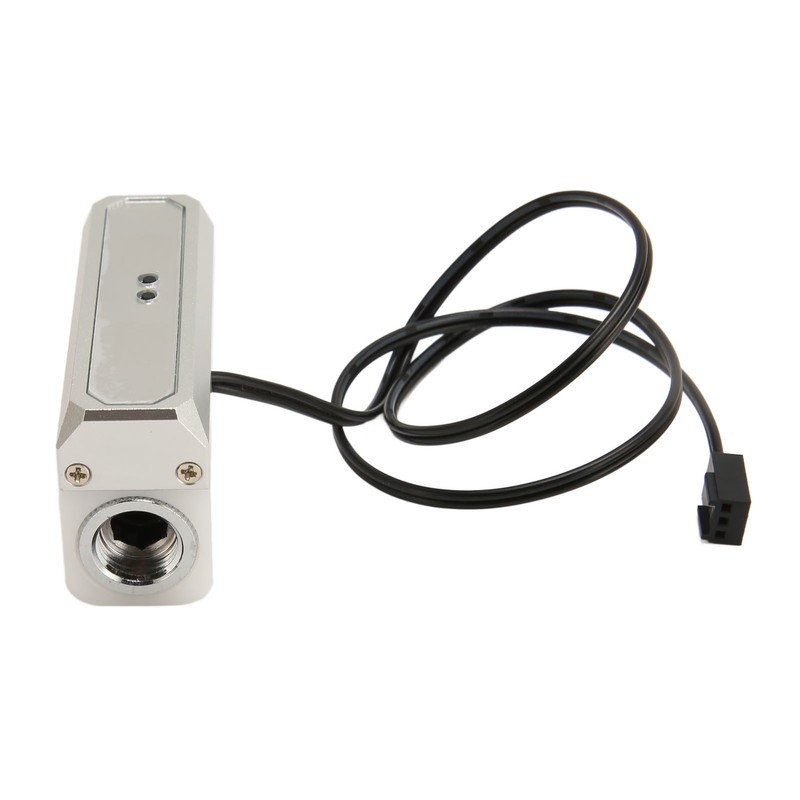 G1/4in Water Temperature Sensor Flow Meter with Accurate Display LSJ