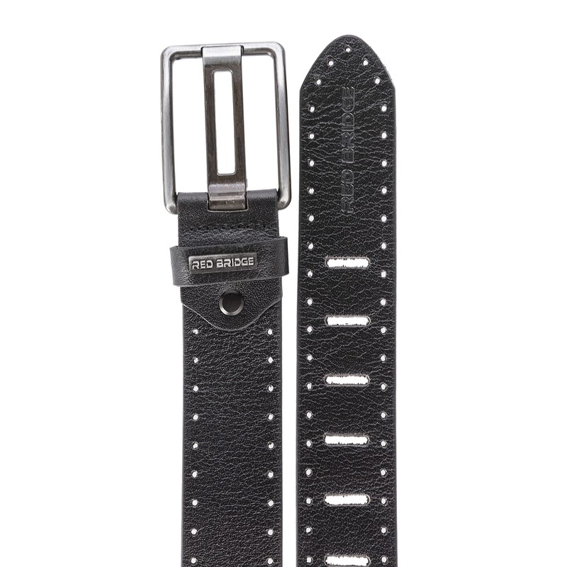 Redbridge Men's Genuine Leather Belt Genuine Leather Belt, black
