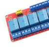 24 V 8-channel relay module, relay with optocoupler insulation, high