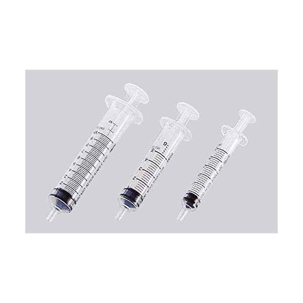 Syringe (No Needle) 0.09 fl oz (2.5 ml) Lure Tip (Medium Opening) 100 Pieces / 8-2430-23