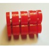 8 Pcs Small Red Acrylic Love Heart Fridge Magnets |