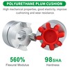 Shaft Coupling 12 mm to 12 mm Waves Flexible Coupler