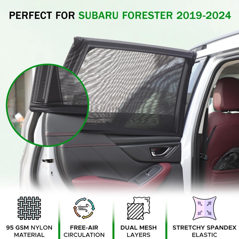 100% Protection from Bugs Compatible with Subaru Forester 2013-2024 Shade
