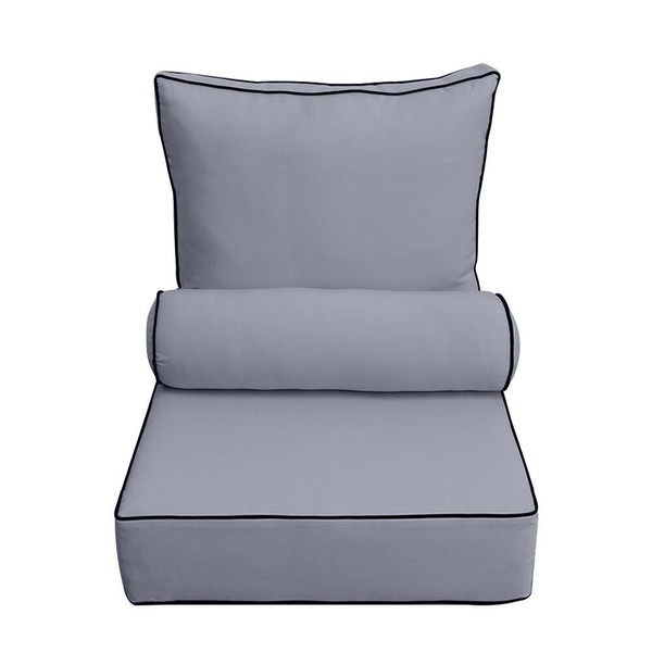Unbranded AD001 Contrast Pipe Trim Medium Deep Seat Back Rest