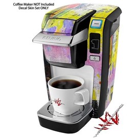 WraptorSkinz Decal Style Vinyl Skin compatible for Keurig K10 / K15 Mini Plus Coffee Makers Graffiti Pop (COFFEE MAKER NOT INCLUDED)