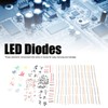 Electronic Component Kit LED Diodes 30 Values Resistors Ceramic Capacitor