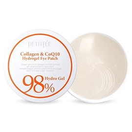 [PETITFEE] Collagen  Co Q10 Hydrogel Eye Patch 60 pcs(30 pairs)  wrinkles,moisture  Korean Cosmetics                                                  