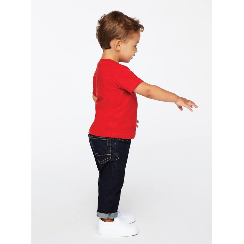 RABBIT SKINS Infant 100% Cotton Jersey Short Sleeve Tee, Light