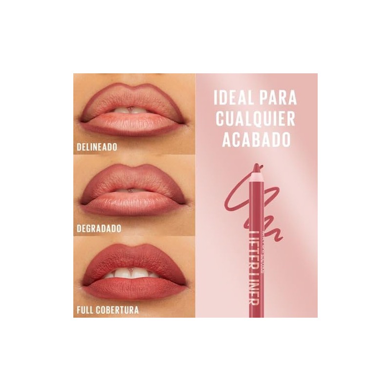 Maybelline Lifter Liner Delineador de Labios con Ácido Hialurónico, Textura