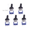 Healeved 2pcs 5 Mini Toggle Waterproof Cover On/Off Switch 2p