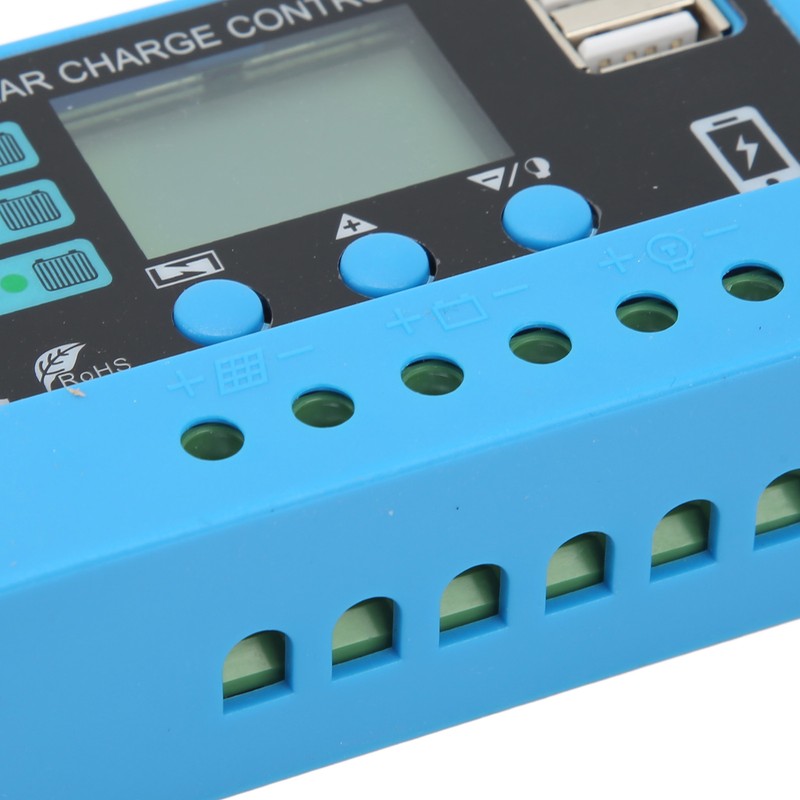 12V 24V Solar Panel Controller LCD Display Photovoltaic Charge Controller