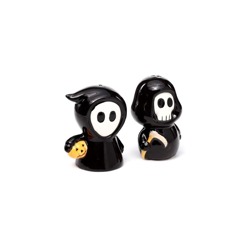 Puckator Ceramic Skull Salt and Pepper Shakers