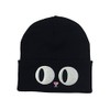 Darkside Cat Eyes Beanie Hat Cute Kitten Eyes Winter Knitted