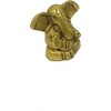 Mini Ganesha Brass Statue Diwali Poojan Ganesh Ji Ganpati Figurine