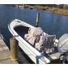 Marine Grade Boat Center Console Cover, Waterproof Heavy Duty 600D