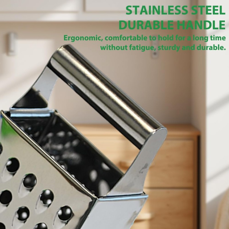 Armo® Stainless Steel Double Sided Cheese Vegetable Grater 4 Sided
