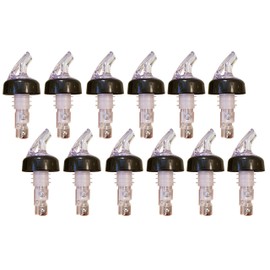 Wine-by-the-Glass 5 Ounce Portion Spouts with Clear Top - Pack of 12