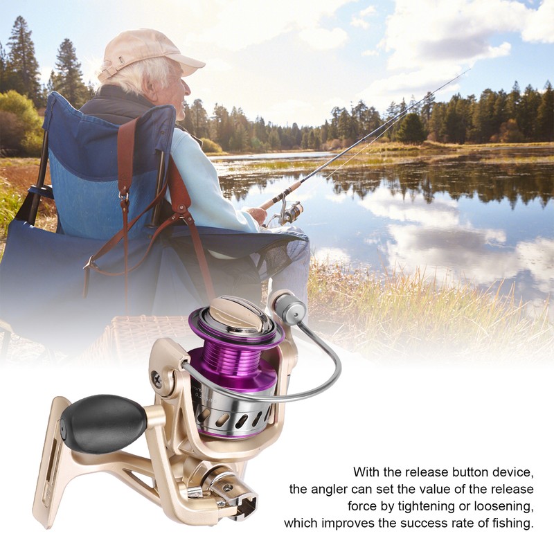 Spinning Reel 5.2:1 5+1BB Right Left Hand Interchangeable Fishing Reel