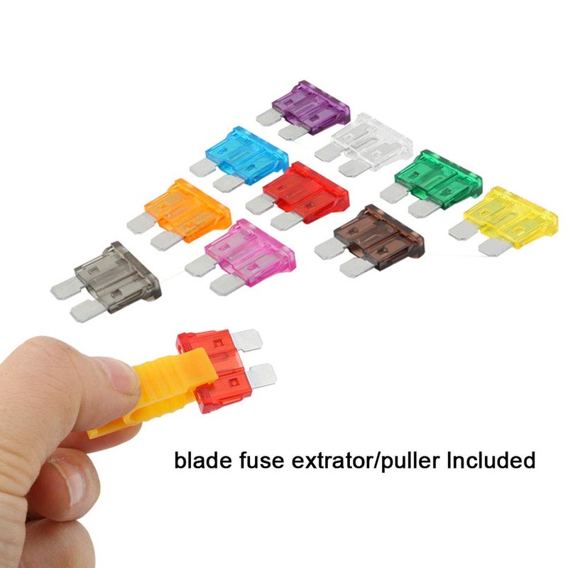 FULARR 80Pcs Professional Car Truck Boat Fuse, Assorted Standard Blade