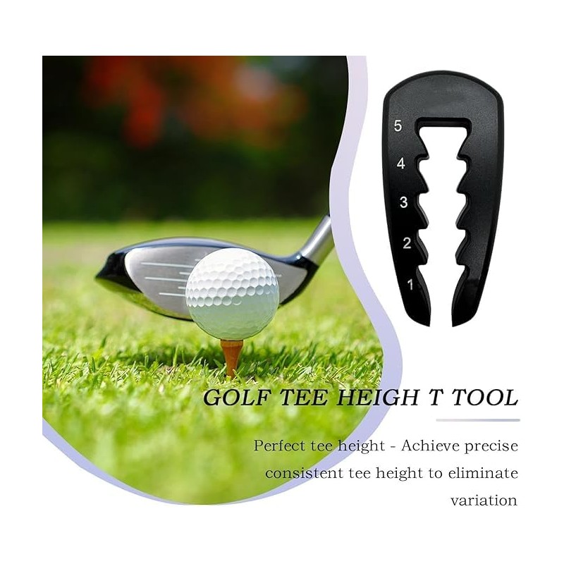 Tee Height Adjuster - Adjustable Tee Holder Portable Precision Setting