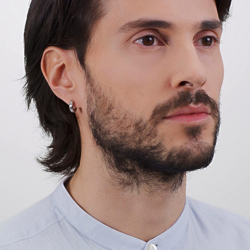 Brosway Stainless Steel Men's Earrings | Collection INK - BIK21,