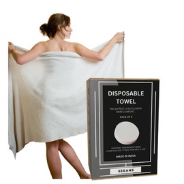 Disposable Compressed Towel Tablets! Includes travel essentials, travel size toiletries, face wash towels, camping essentials, travel, beach towel, disposable face towel, towel set, travel size 6 Pcs