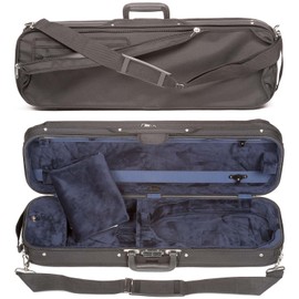 Bobelock 1002 Oblong 4/4 Violin Case with Blue Velour Interior