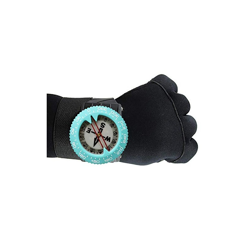 Scuba Choice Diving Deluxe Wrist Compass, Tiffany Teal