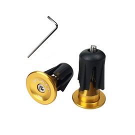 PLATT Bicycle Bar End Plugs Aluminum Bike Handlebar Cap For Road Bike Mountain Bike BMX (One Pair)