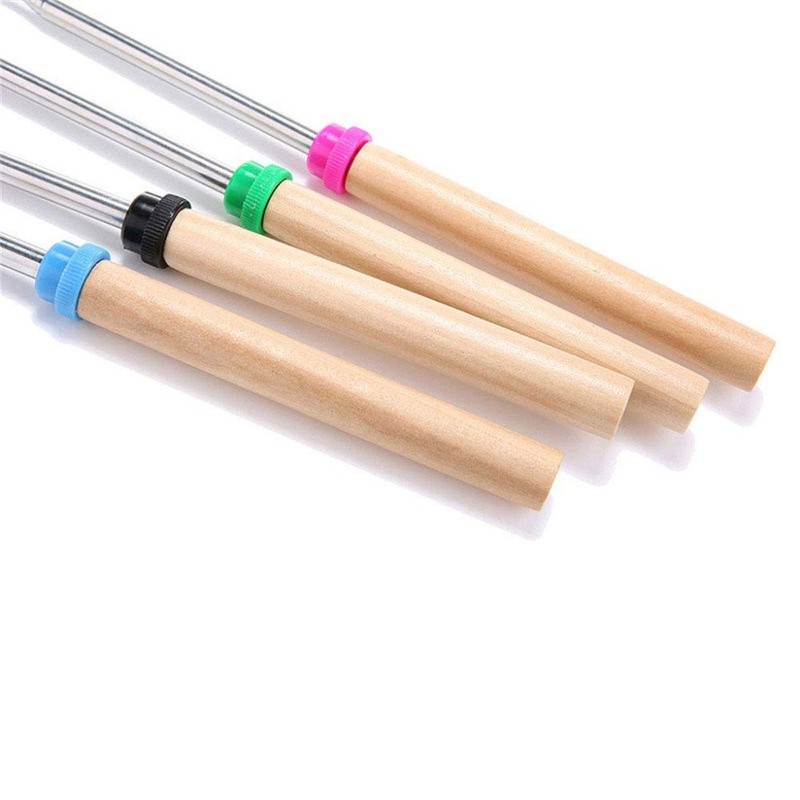 Roasting Sticks Marshmallow Roasting Sticks 32 Inch Stainless Steel Extendable