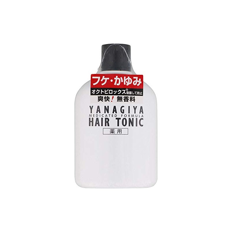 Yanagiya Honten Medicated Hair Tonic for Dandruff and Caymi, 8.5