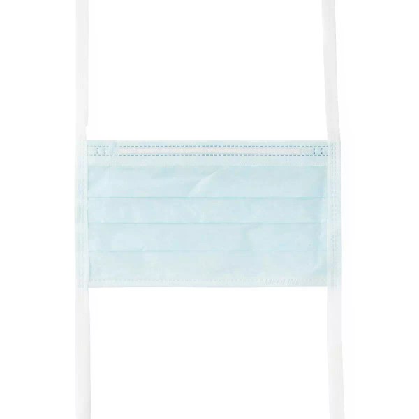 Medline Surgical Face Mask with Ties and Comfort Anti-Fog Foam