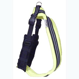 Cosydogs HIGH VISIBILITY Yellow Fleece Dog Harness: Sizes 0 to 6: BE SEEN WHEN WALKING YOUR DOG IN THE DARK: YOU AND YOUR DOG WALK AT EASE AND COMFORT WITH A COSYDOGS FLEECE HARNESS!!!