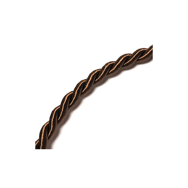s.dekoda Cord 10 m x 6 mm Brown Twist Cord