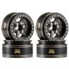 HooCrawler Heavy Brass 1.9'' Wheels Rim with Scale Beadlock Hardware