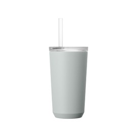 KINTO 20242 To Go Tumbler, 16.9 fl oz (480 ml), Includes Straw, Ice Gray