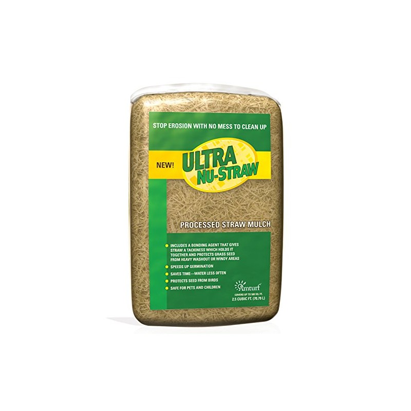 Ultra Nu-Straw Mulch, Tan, 2.5 cu. Ft. bag