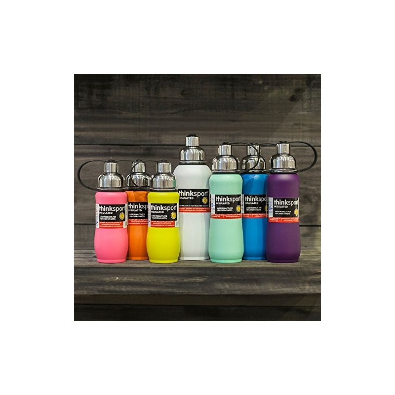 Thinksport Insulated Sports Bottle, 12 oz., Mint Green