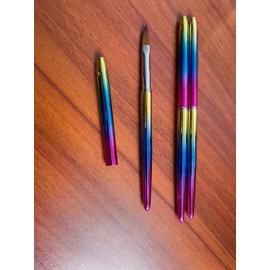 Pincel Kolinsky Profesional 8 Camaleon Uñas Acrílico 1pz