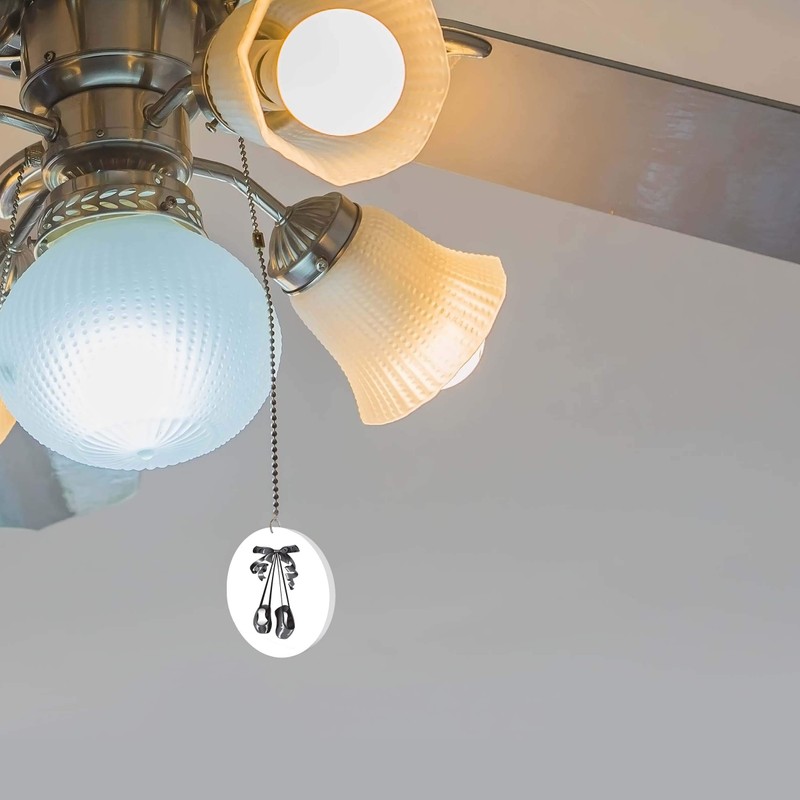 Black Ballet Slippers Fan/Light Pull