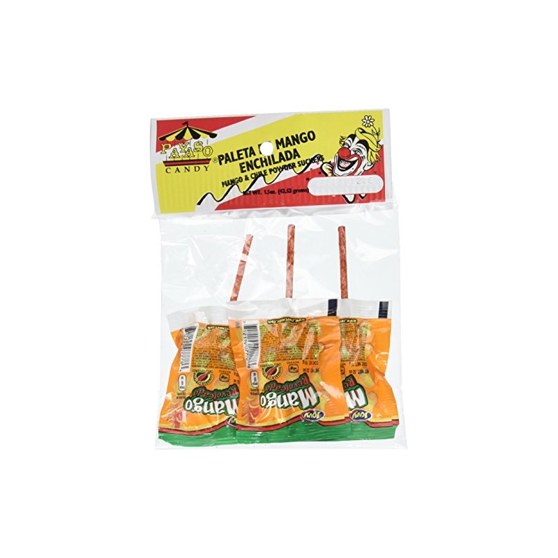PAYASO C Paleta Mango Enc, 1.5 Ounce (Pack of 12)