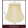 Royal Designs Rectangle Cut Corner Lamp Shade, Eggshell, (5 x