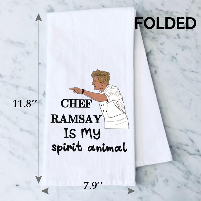 Hk Chef Ramsay Kitchen Towel Cooking Show Gifts Chef Ramsay