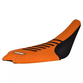 Yamaha 2009-2020 YFZ 450R 450 R Gripper Seat Cover  BLK/ORANGE/BLK ribs #201