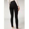 CALZEDONIA Woman's Thermal Leggings in Black, Size S