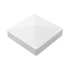 2-Pack Premium Pyramid White Vinyl 5 Inch x 5 Inch