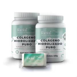 Kit 2 Colágeno Hidrolizado Puro + Jabón De Colágeno Sabor Natural